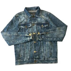 REASON Hot Hat Brand Men's Denim Jacket Medium Wash Size S